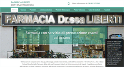 Desktop Screenshot of farmacialiberti.com